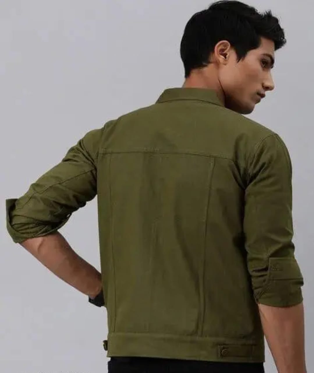 Premium Essential Green Trucker Jacket – The Versatile Layer