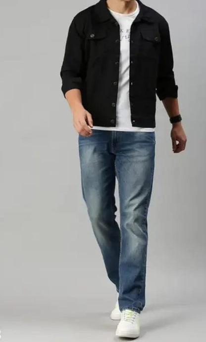 Premium Essential Black Trucker Jacket – The Versatile Layer