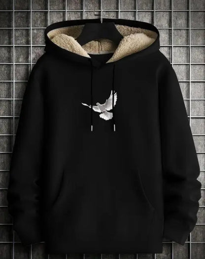 Premium Black Fleece Hoodie - Freedom Edition