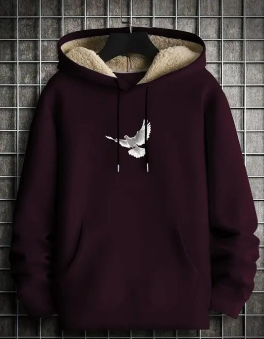 Premium Purple Fleece Hoodie – Freedom Edition