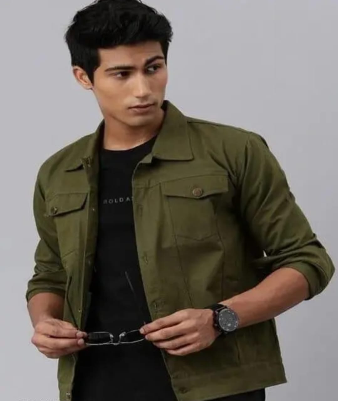 Premium Essential Green Trucker Jacket – The Versatile Layer